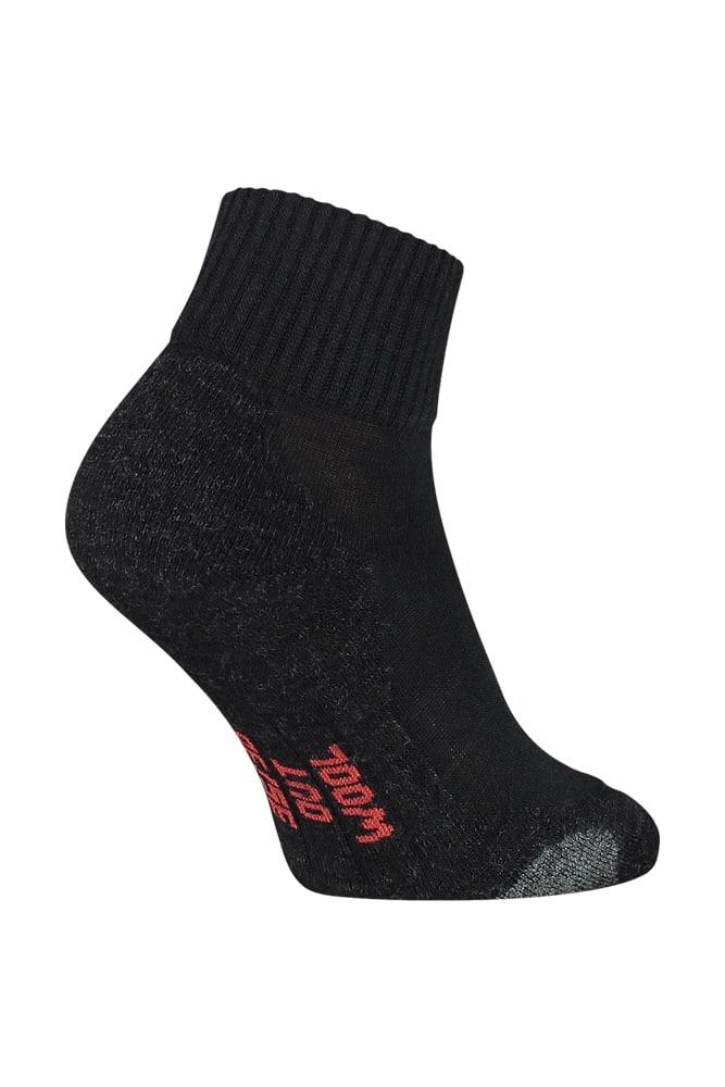 S18 Merinowolle Fersen Wandersocken – Bild 2