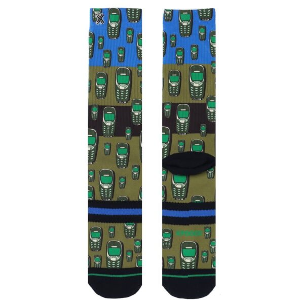 XPOOOS Socken mit Vintage Mobile-Print