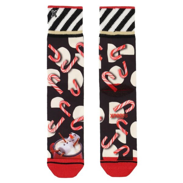 XPOOOS Socken mit Xmas Hot Chocolate-Print