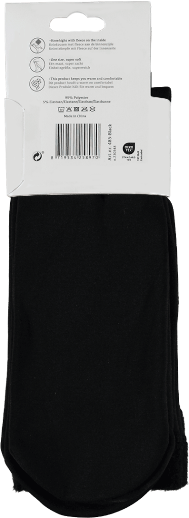 Kniestrümpfe mit Fleece-Innenseite – 2er-Pack – Bild 3