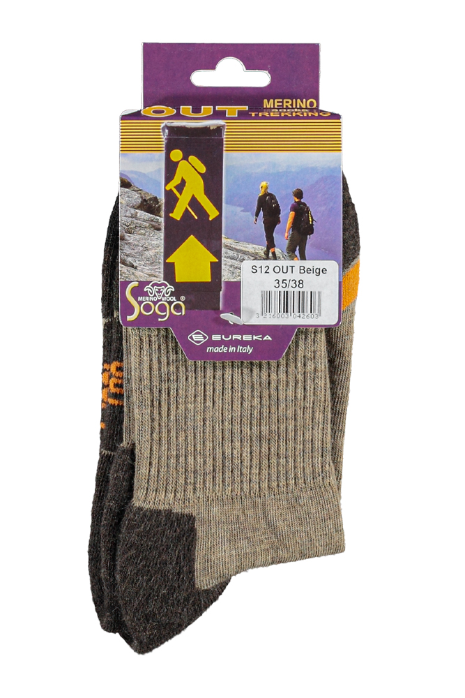 S12 Merinowoll-Wandersocken – Bild 3
