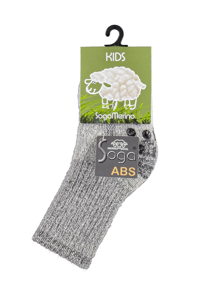 Merino Woll-Kindersocken mit Antirutsch – Bild 5