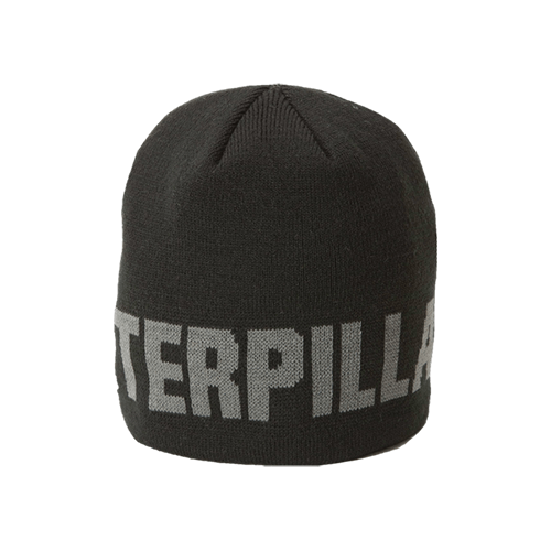 Schwarze Mütze mit Logo