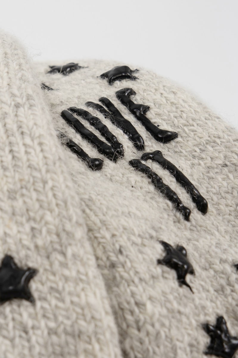 Wollbettsocken mit Antirutsch