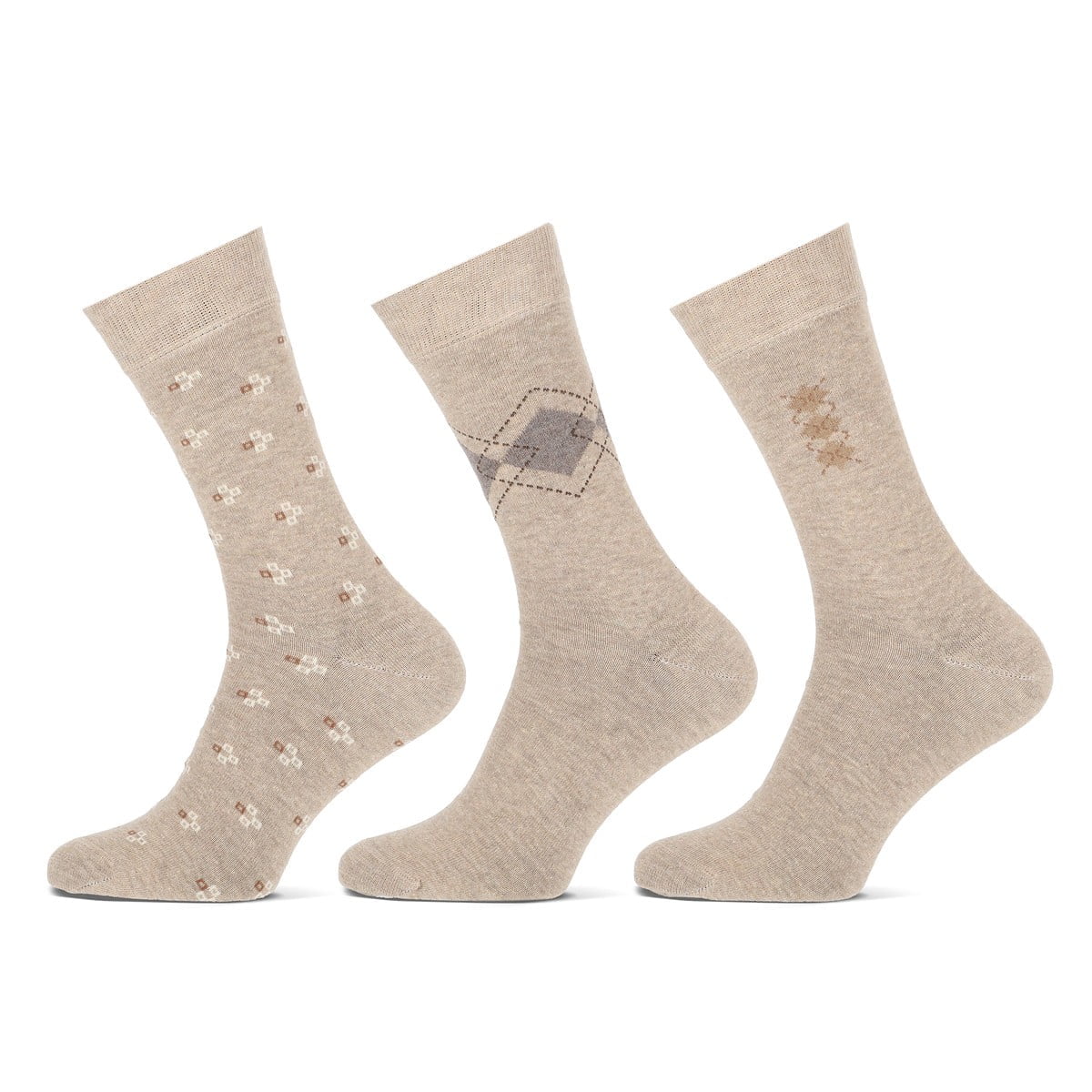 Herrensocken mit klassischem Dessin