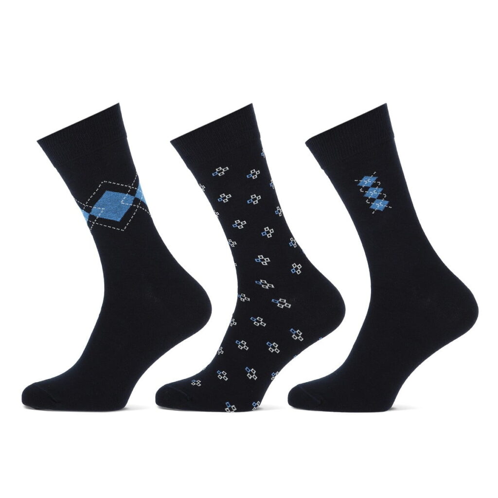 Herrensocken mit klassischem Dessin