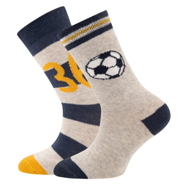 Kindersocken aus Baumwolle mit Fußball-Print