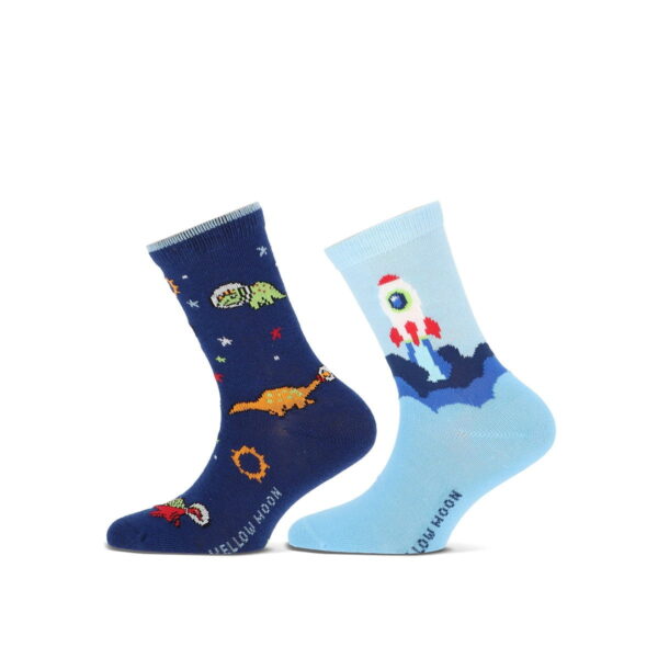 Kindersocken YM Meet Me in Space – 2er-Pack