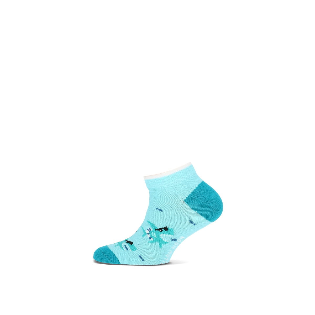Kinder-Sneakersocken YM Shark – 2er-Pack