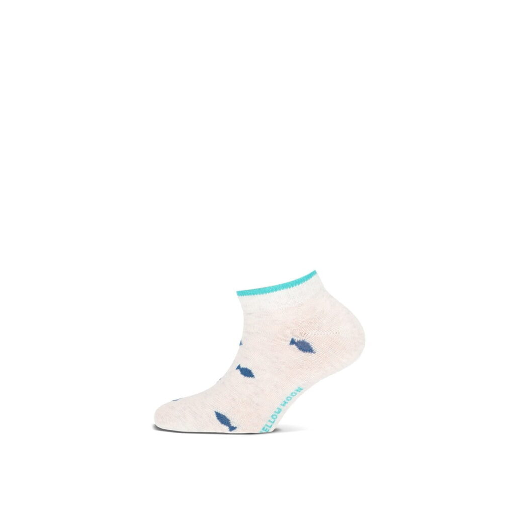 Kinder-Sneakersocken YM Shark – 2er-Pack – Bild 3