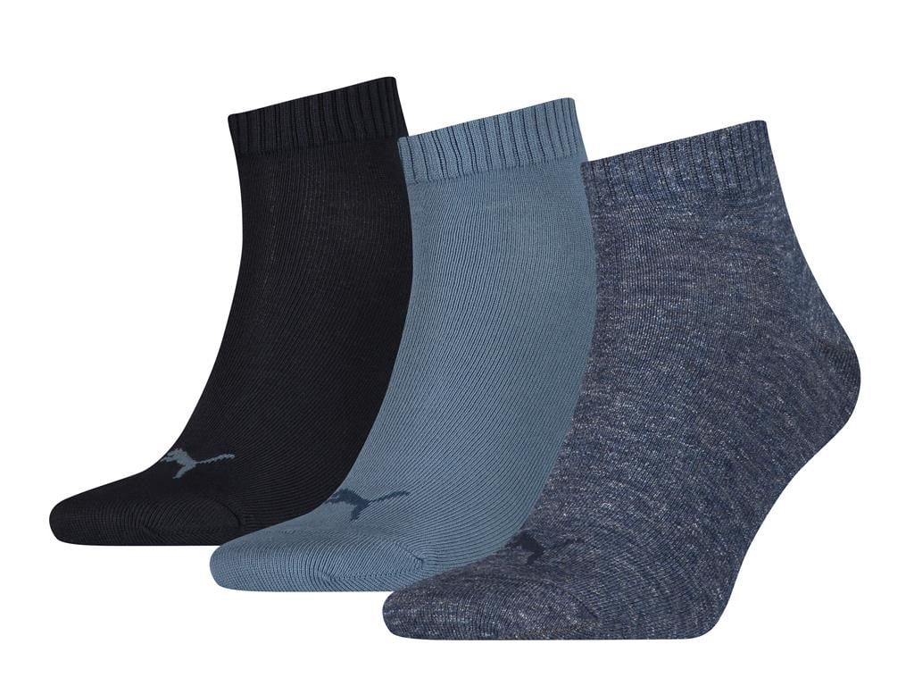 PUMA UNISEX QUARTER PLAIN 3P jeans | sokken online