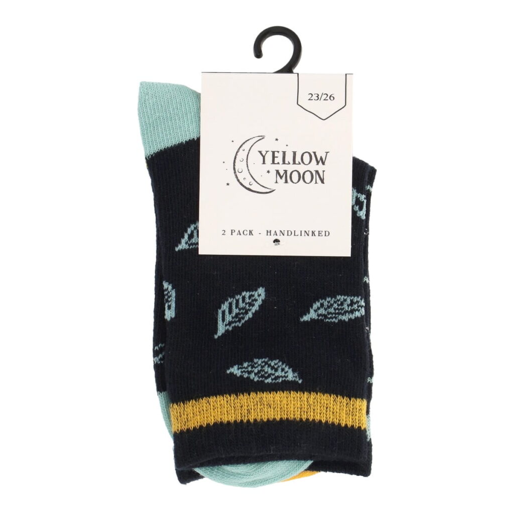 Kindersocken mit Fantasie- und Streifen-Print – Bild 4