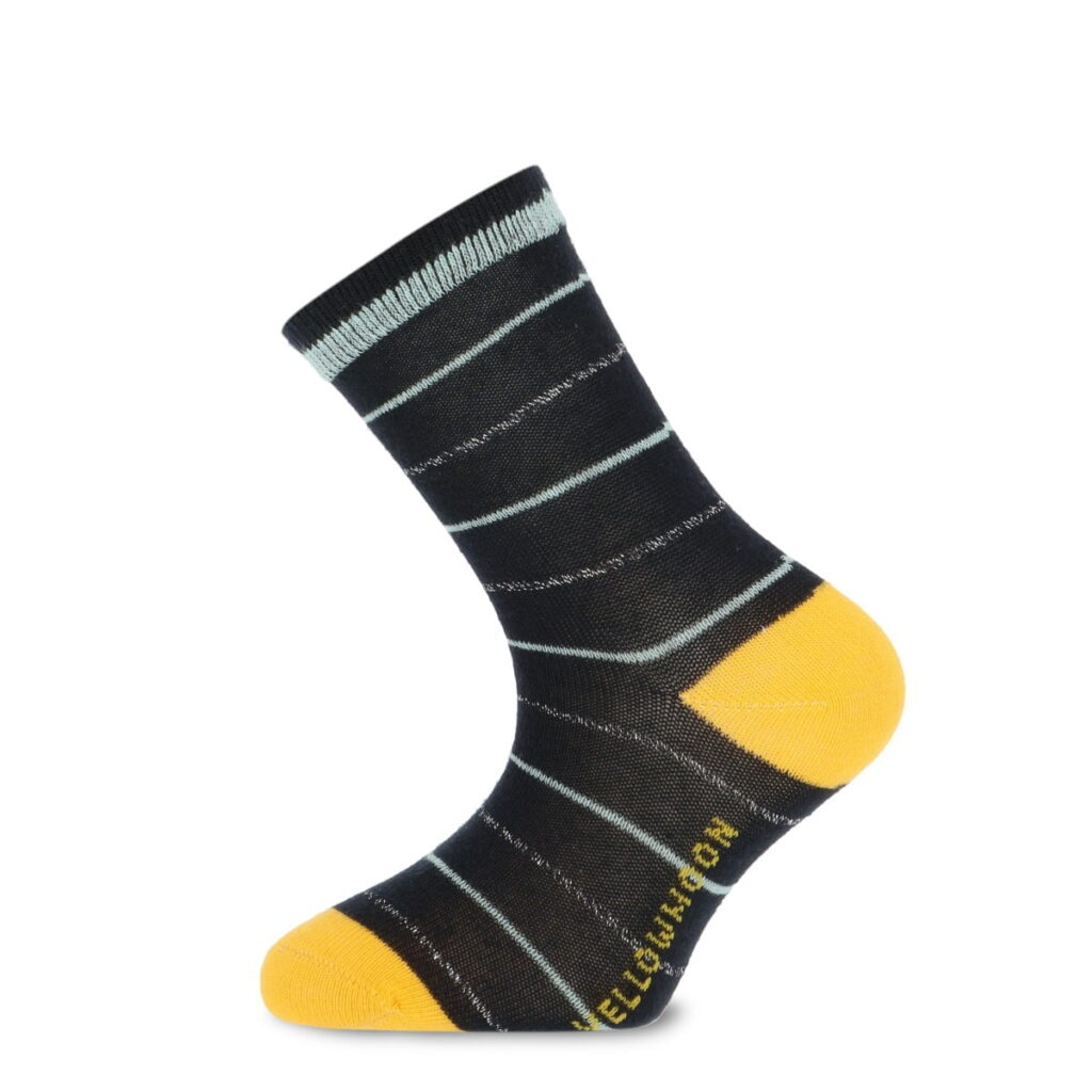 Kindersocken mit Fantasie- und Streifen-Print – Bild 2