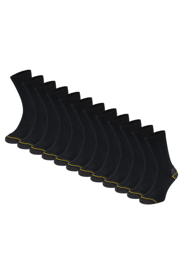 Antibakterielle Arbeitssocken mit Frotteesohle – 12 Paar