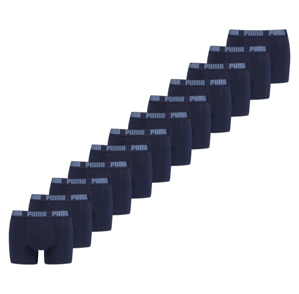 Basis Boxershorts Navy – 12 Stück