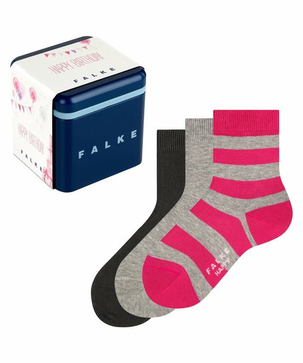 Happy-Geschenkbox 3er-Pack Kindersocken