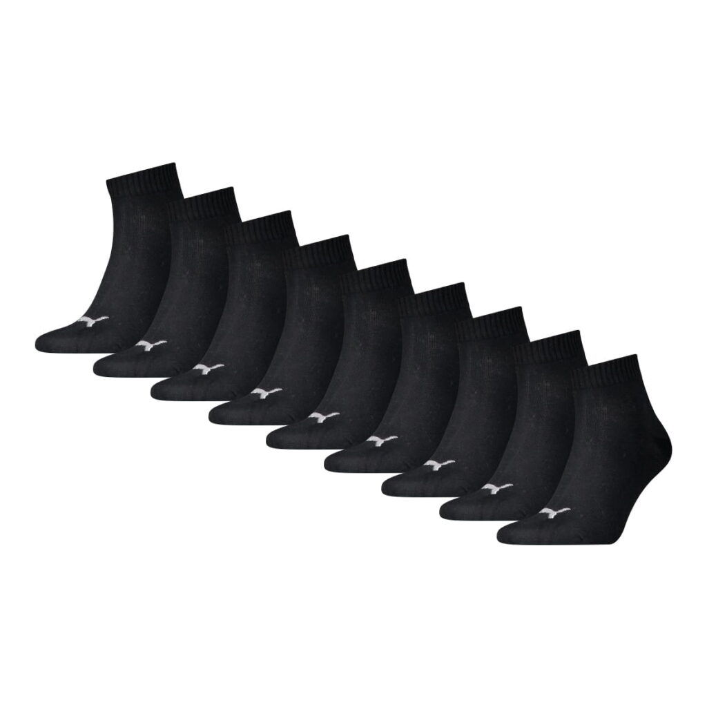 Halbhohe Socken aus weicher Baumwolle – 9 Paar