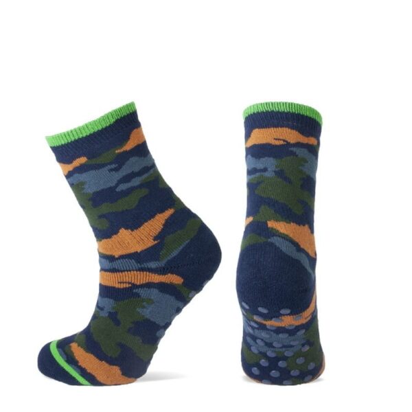 Anti-Rutsch-Kindersocken mit Camouflage-Druck