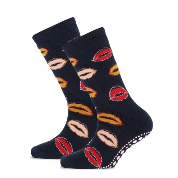 Antirutsch-Socken mit Lippen-Design