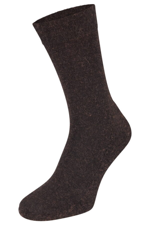 Bambussocken mit Wolle und Frottee-Sohle