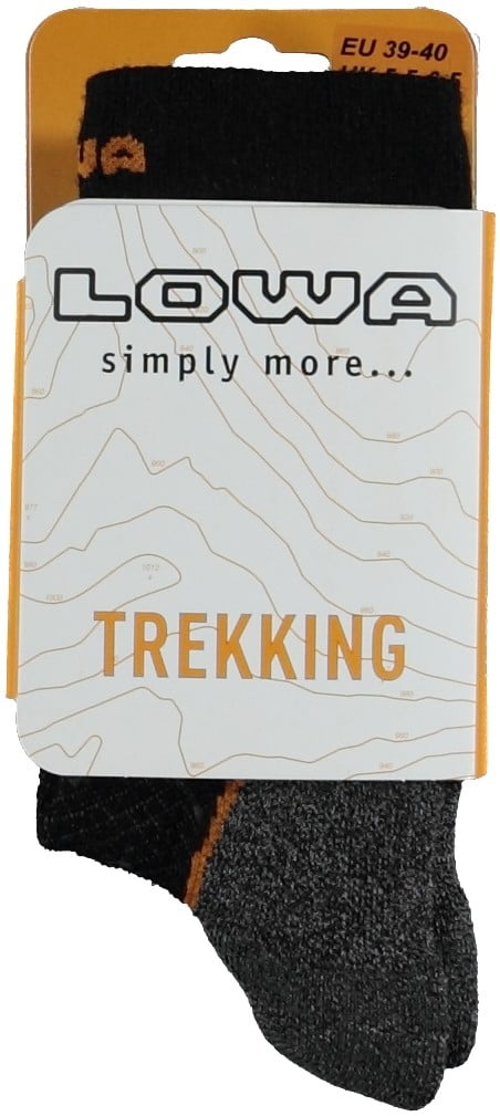 Trekking Wandersocken Schwarz – Bild 6