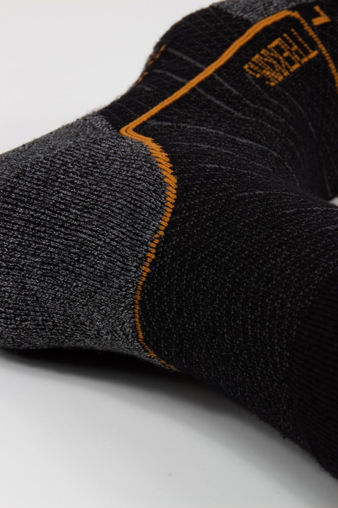 Trekking Wandersocken Schwarz