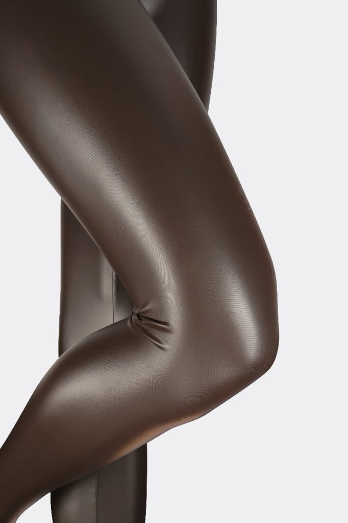 Leatherlook Leggings – Bild 4