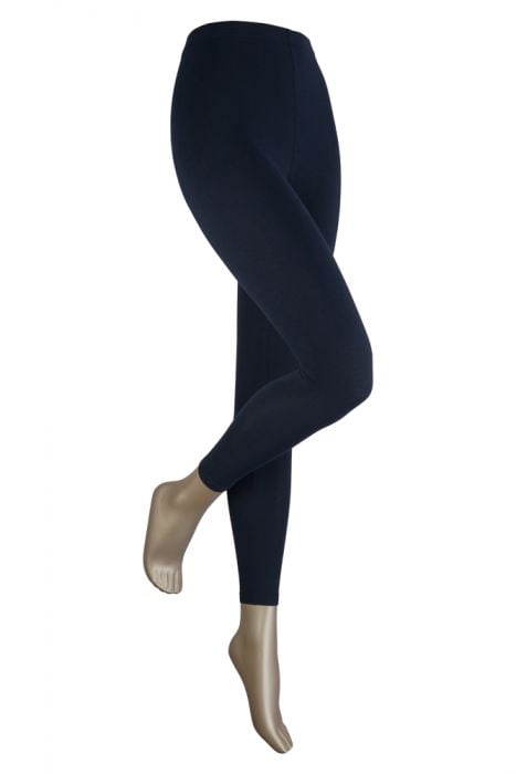 katoenen legging sarlini marine blauw
