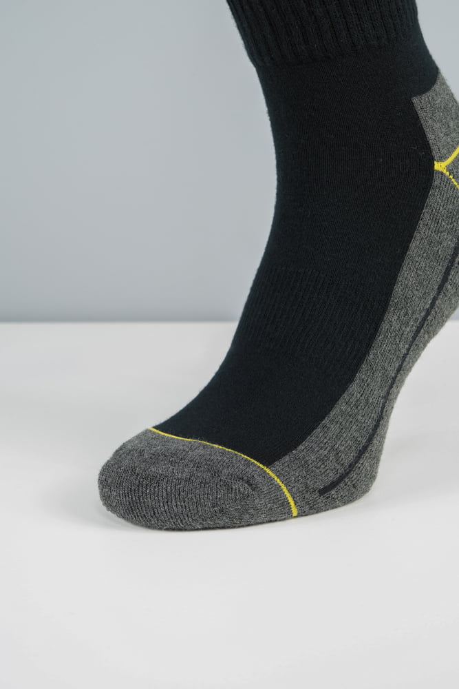 Quarter halbhohe Arbeitssocken mit Frotteesohle – 12 Paar – Bild 2