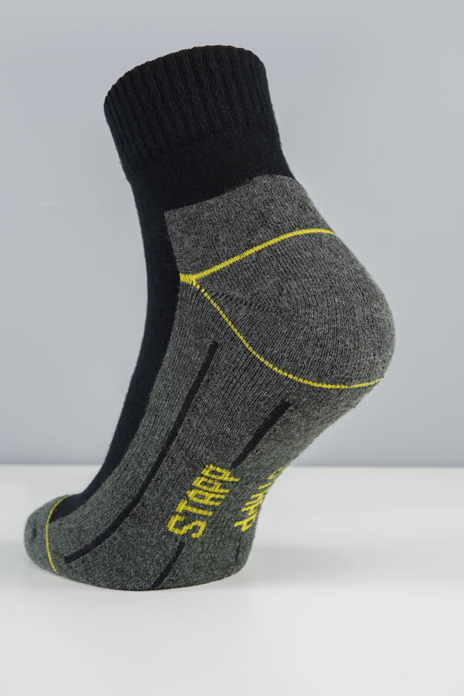 Quarter halbhohe Arbeitssocken mit Frotteesohle – 12 Paar – Bild 3