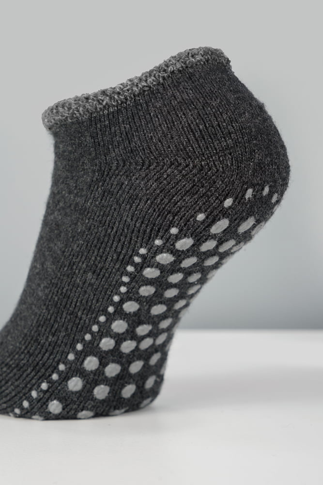 Anti-Rutsch-Woll-Pantoffelsocken – Bild 3