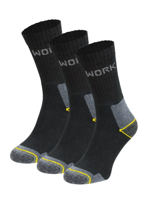 Baumwollene Arbeitssocken – 3 Paar