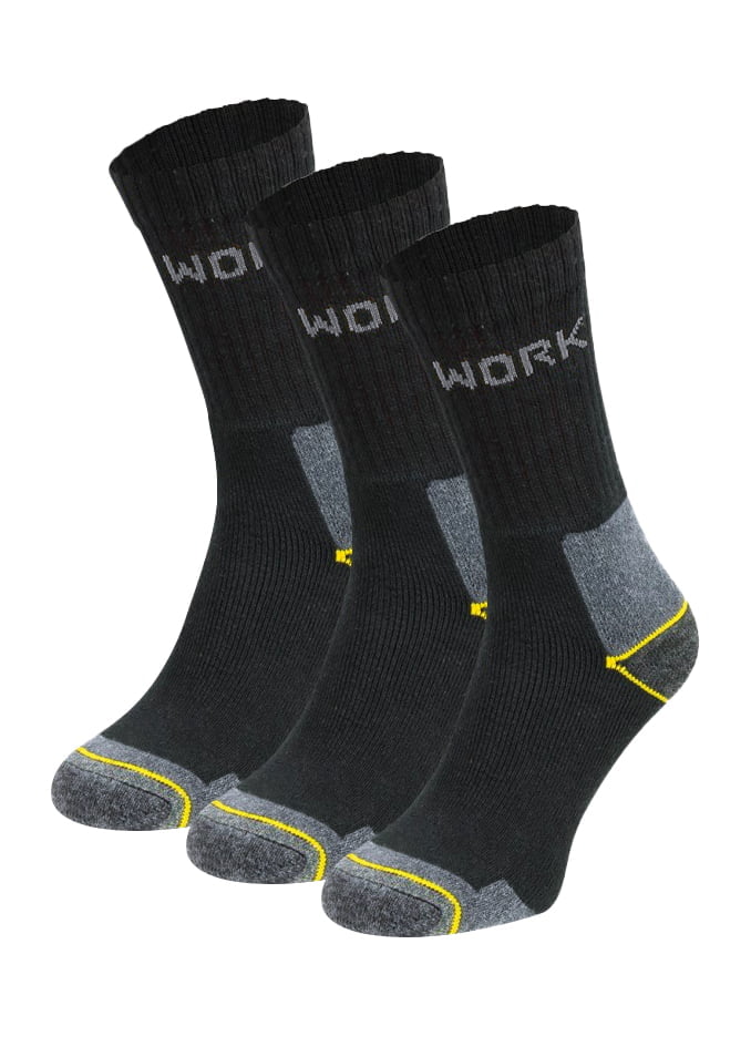 Baumwollene Arbeitssocken – 3 Paar