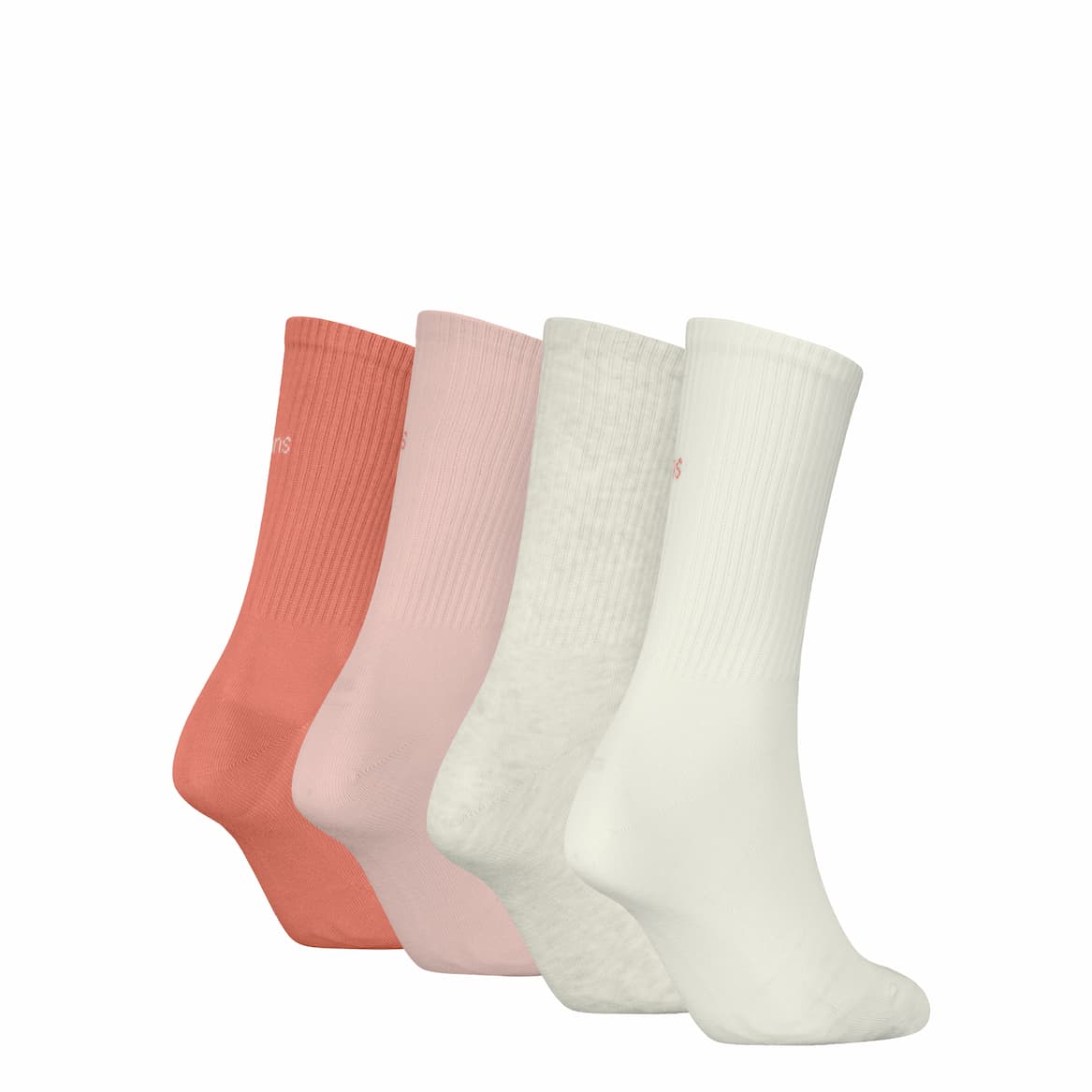 Calvin Klein Damen Socken Geschenkbox Logo 4-Pack