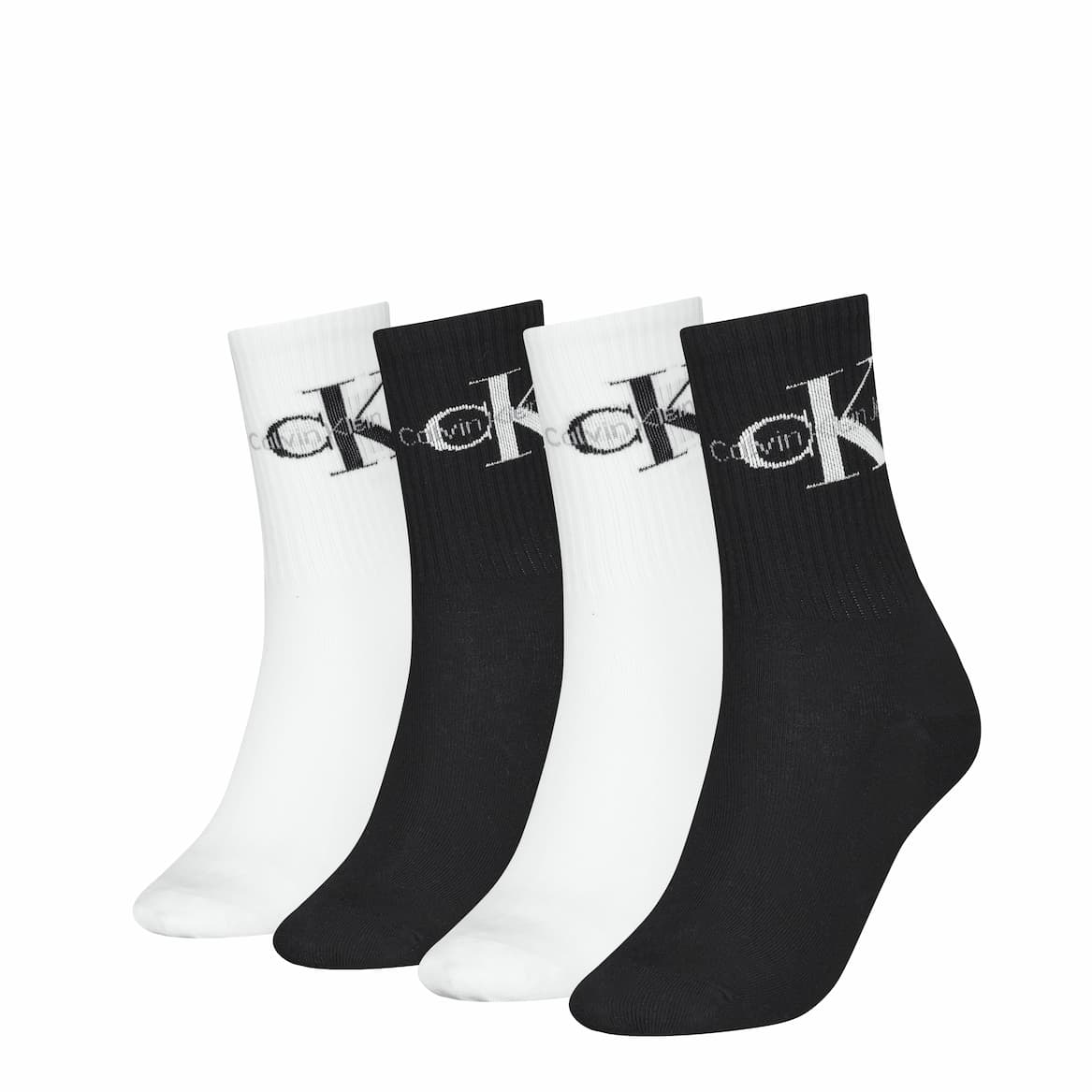 Calvin Klein Herren Socken Geschenkbox Logo 4-Pack