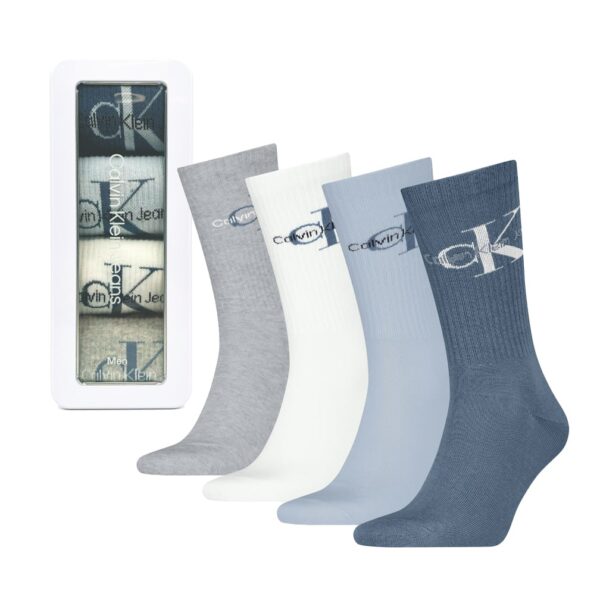 Calvin Klein Herren Socken Geschenkbox Logo 4-Pack