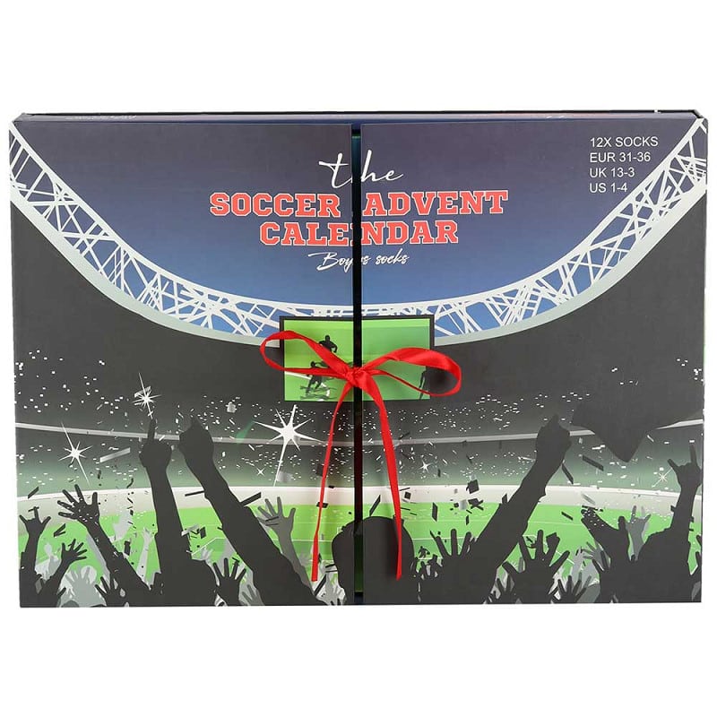 Apollo Weihnachts-Adventskalender für Jungen Fußball 12 Paar – Bild 3