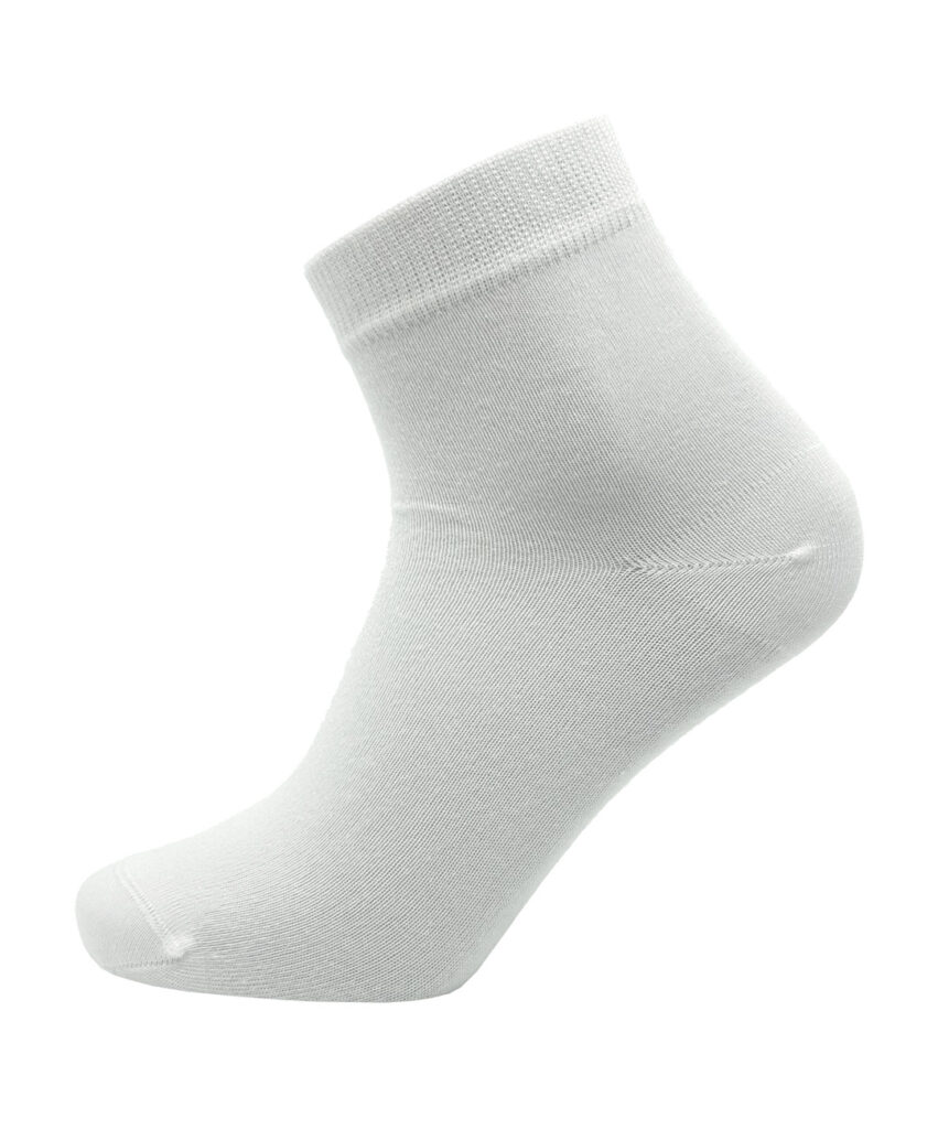 Sokken Online-10cel-quarter-sokken-wit