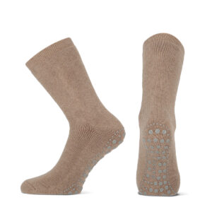 Sokken-Online-basset-katoenen-huissokken-met-antislip-8615-beige-1