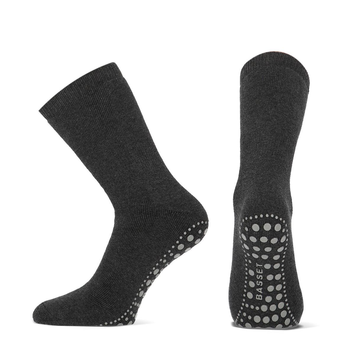 Sokken-Online-basset-katoenen-huissokken-met-antislip-8615-grey-1