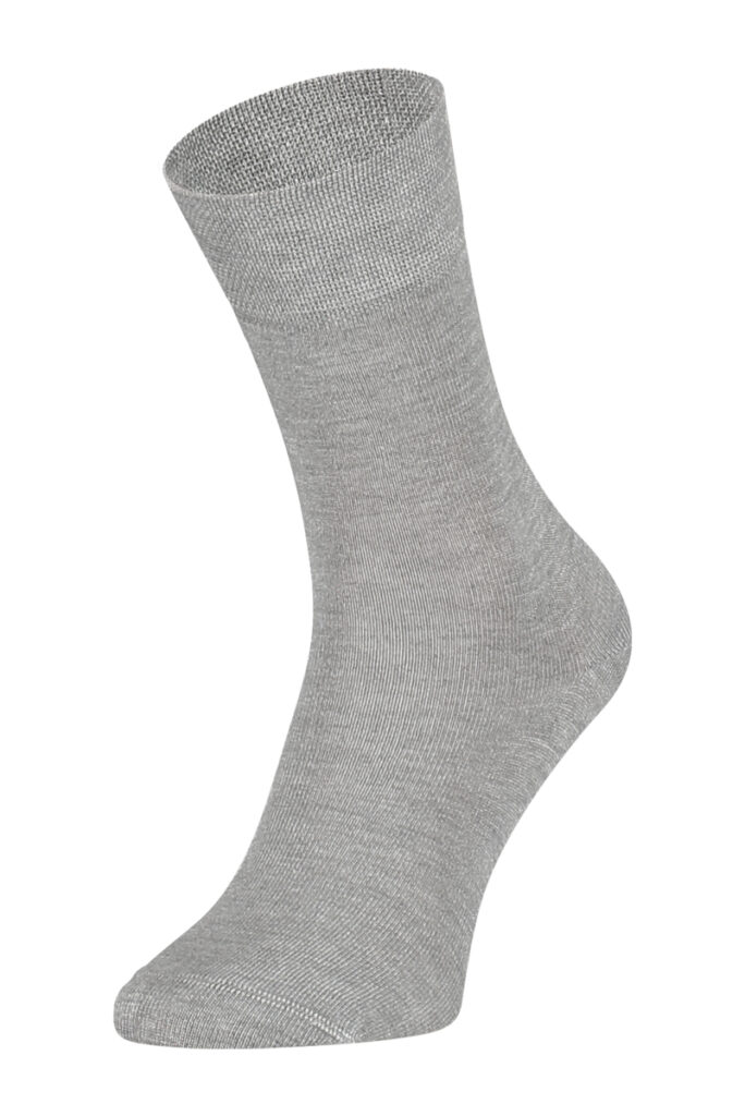 Sokken Online-eureka-bamboe-hoge-sokken-bc001-grey