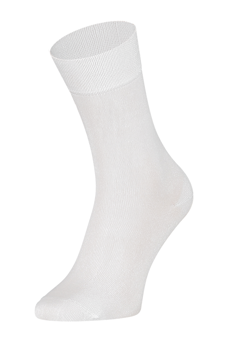 Sokken Online-eureka-bamboe-hoge-sokken-bc001-wit
