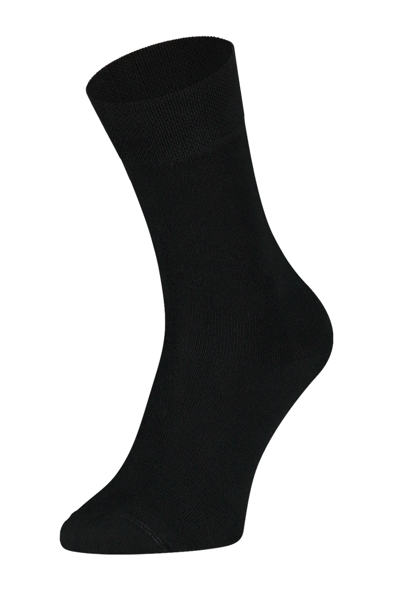 Sokken Online-eureka-bamboe-hoge-sokken-bc001-zwart