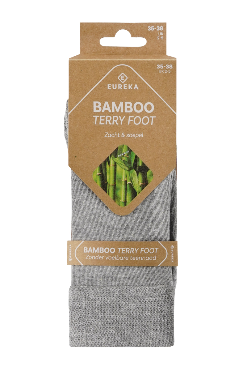 Hohe Bambussocken mit Frotteesohle