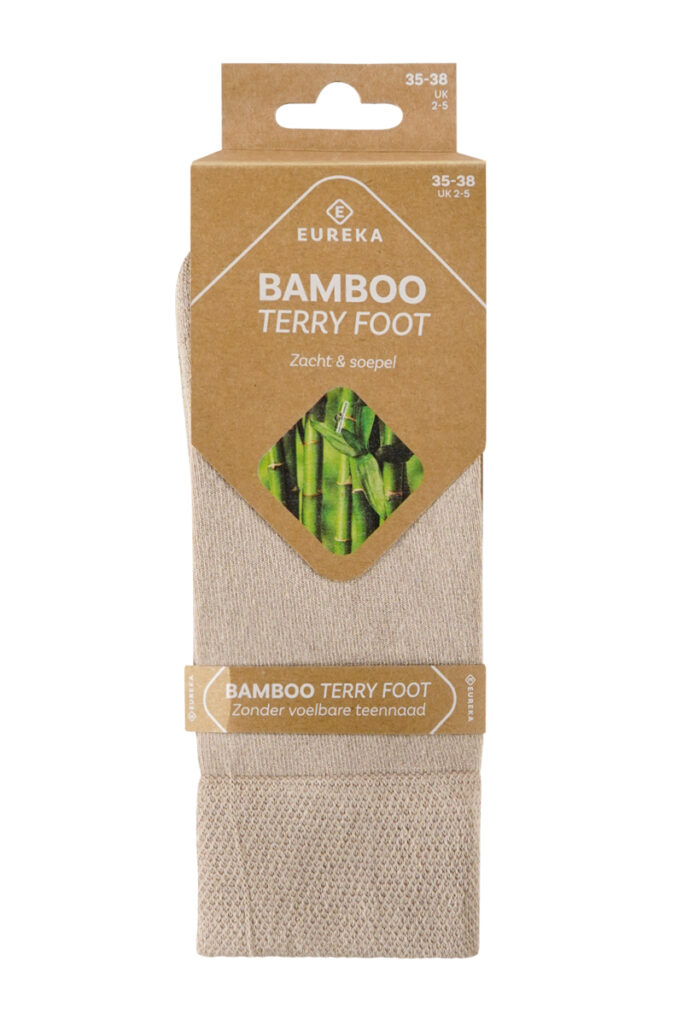 Hohe Bambussocken mit Frotteesohle – Bild 17