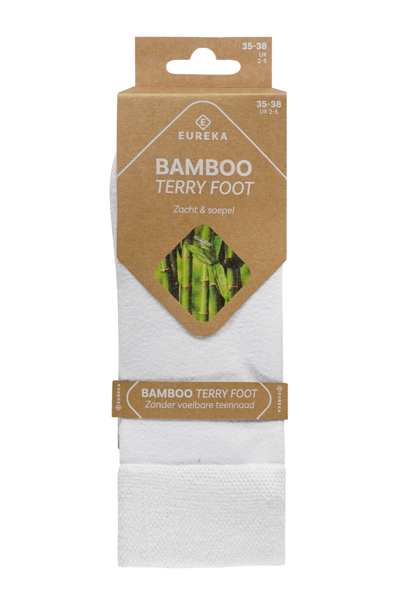 Hohe Bambussocken mit Frotteesohle
