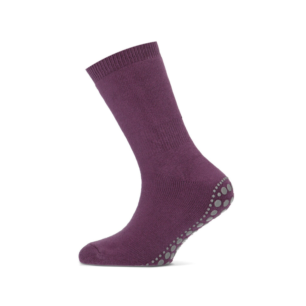 Baumwoll-Kindersocken mit Antirutschsohle – Bild 17