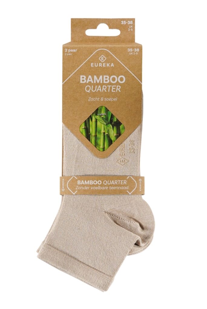 Bambus-Quarter-Socken – 2er-Pack – Bild 10