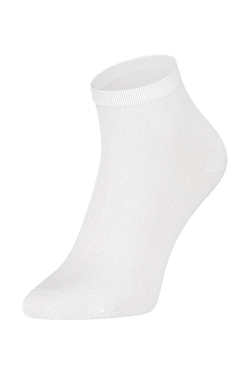 Sokken-online-eureka-bamboe-quarter-sokken-2-paar-bq001-voorkant-wit