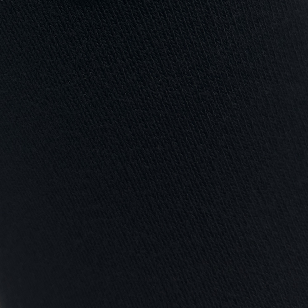 Unisex Baumwollsocken schwarz – Bild 3